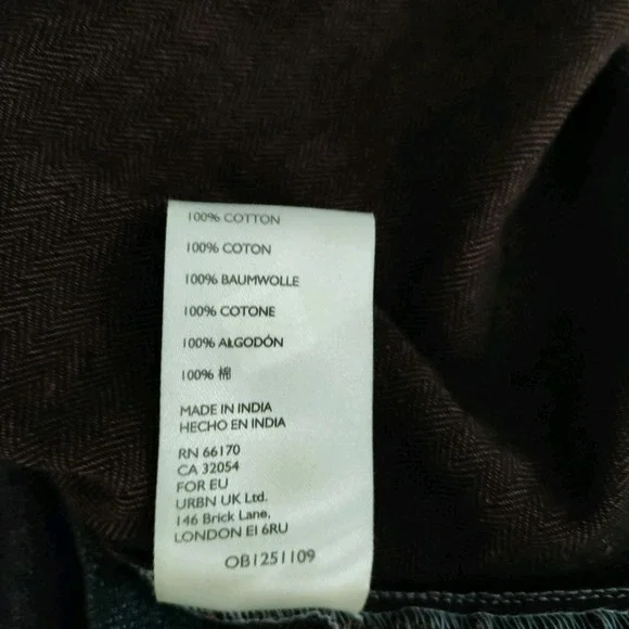 Free People Palma Plaid Flannel Maxi Skirt Size 14 Boho Peasant - Picture 4 of 7